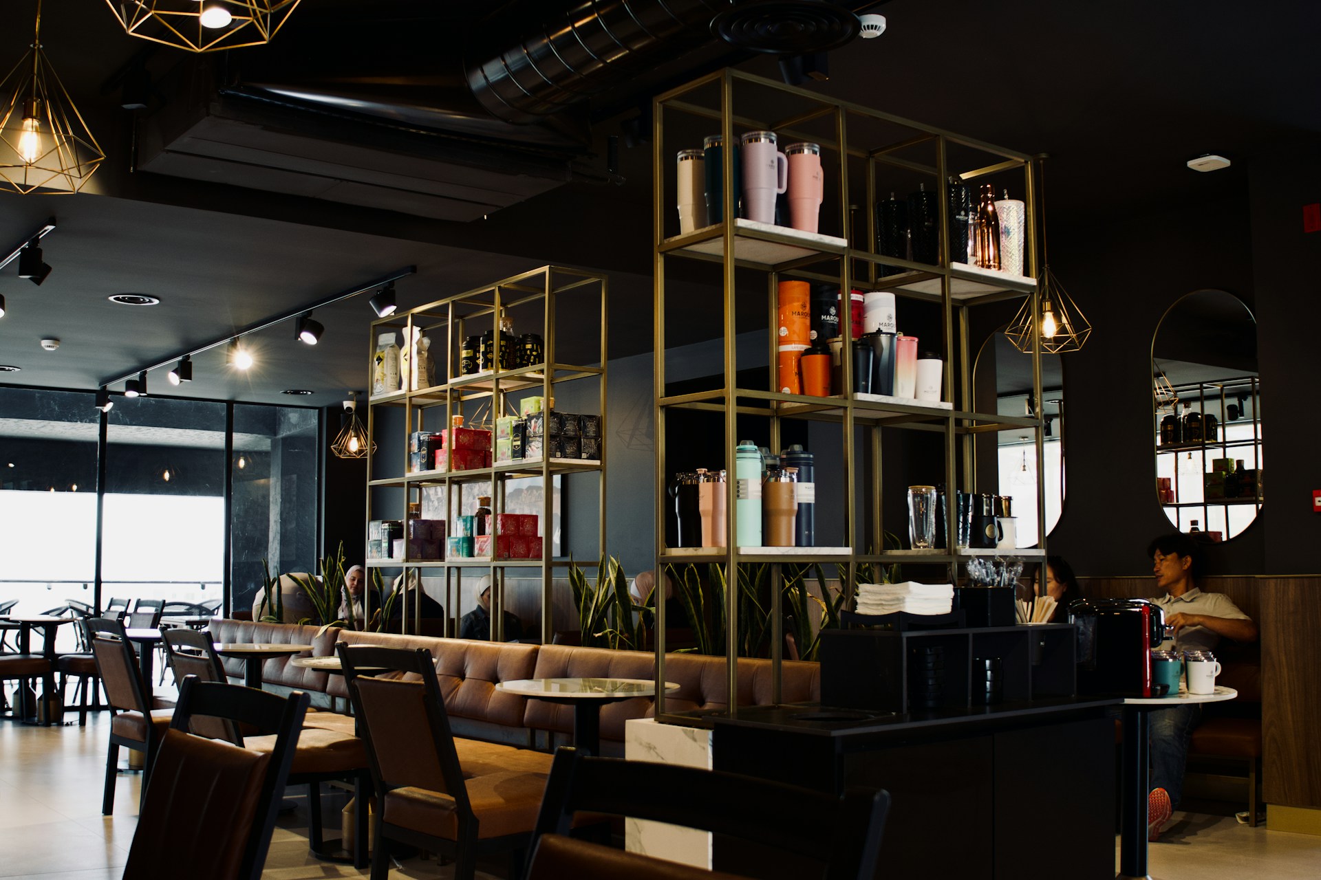 Elegant restaurant interior